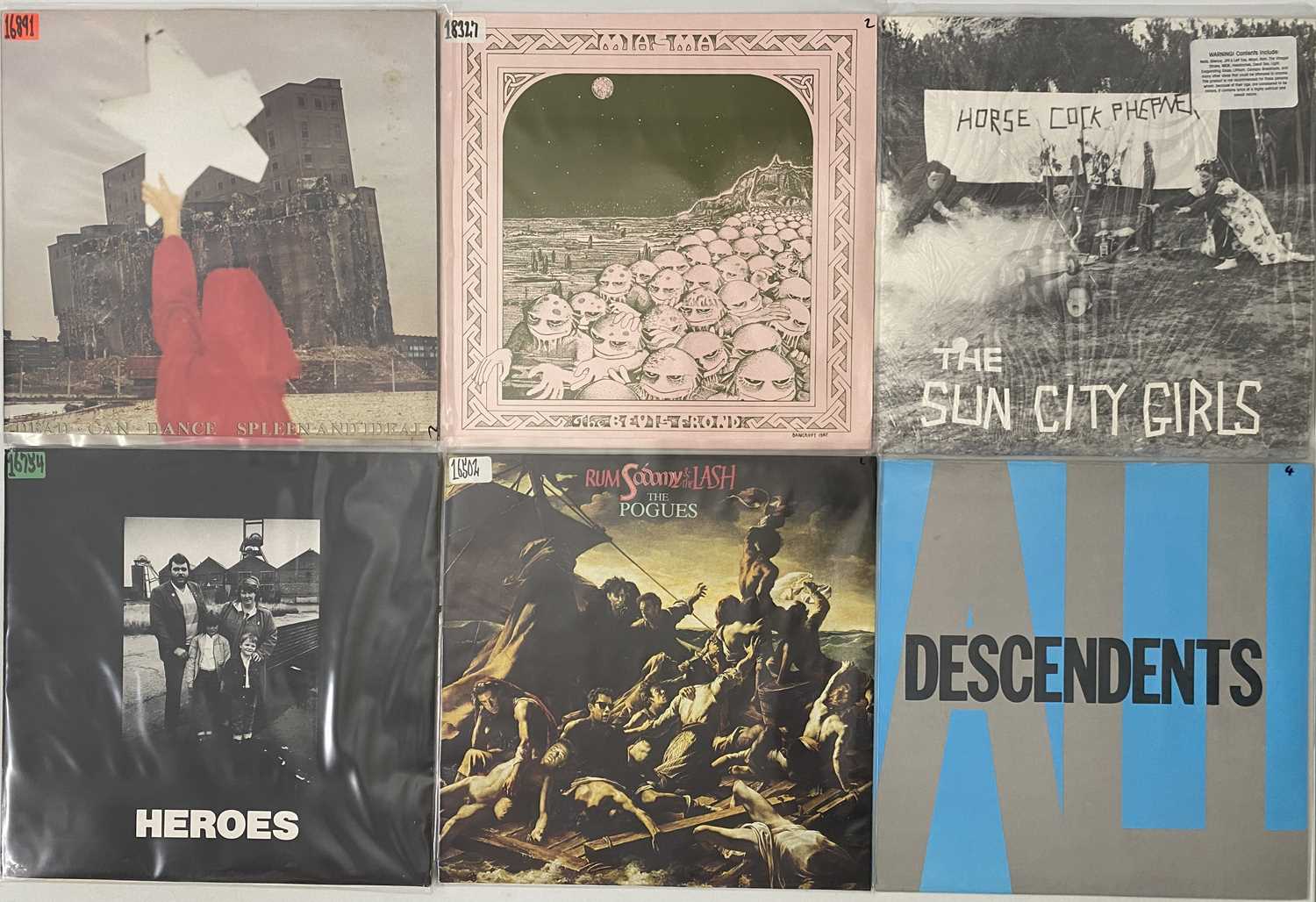 Lot 198 - INDIE / ALT / PUNK - LP COLLECTION (INC PRESS RELEASES / LETTERS FROM BAND / MANAGEMENT ECT)