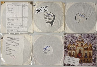 Lot 203 - INDIE / ALT / PUNK - TEST PRESSINGS (INC PRESS RELEASES / LETTERS FROM BAND / MANAGEMENT ECT)