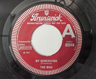 Lot 261 - THE WHO - MY GENERATION 7" (ORIGINAL UK DEMO - BRUNSWICK 05944)
