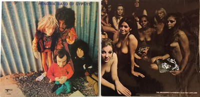 Lot 51 - JIMI HENDRIX - ELECTRIC LADYLAND (BLUE TEXT) AND BAND OF GYPSYS - ORIGINAL UK PRESSINGS