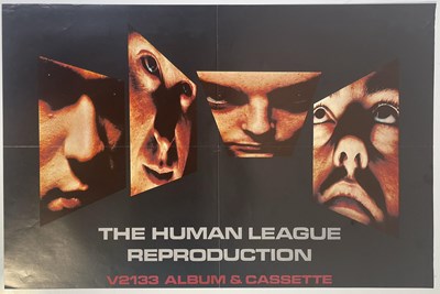 Lot 373 - THE HUMAN LEAGUE - 'REPRODUCTION' LP PROMOTIONAL POSTER.