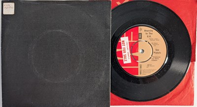 Lot 240 - SEX PISTOLS - ANARCHY IN THE U.K. 7" (ORIGINAL UK FACTORY SAMPLE STICKERED COPY - EMI 2566 - CHRIS THOMAS CREDITS)