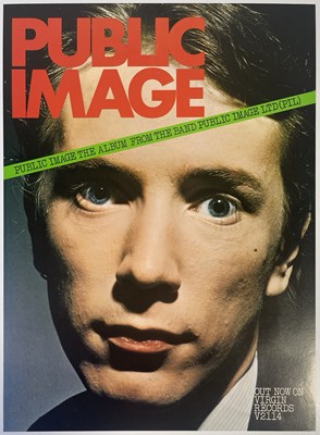 Lot 374 - PUBLIC IMAGE LIMITED - ORIGINAL PROMOTIONAL POSTER FOR THE DEBUT ALBUM.