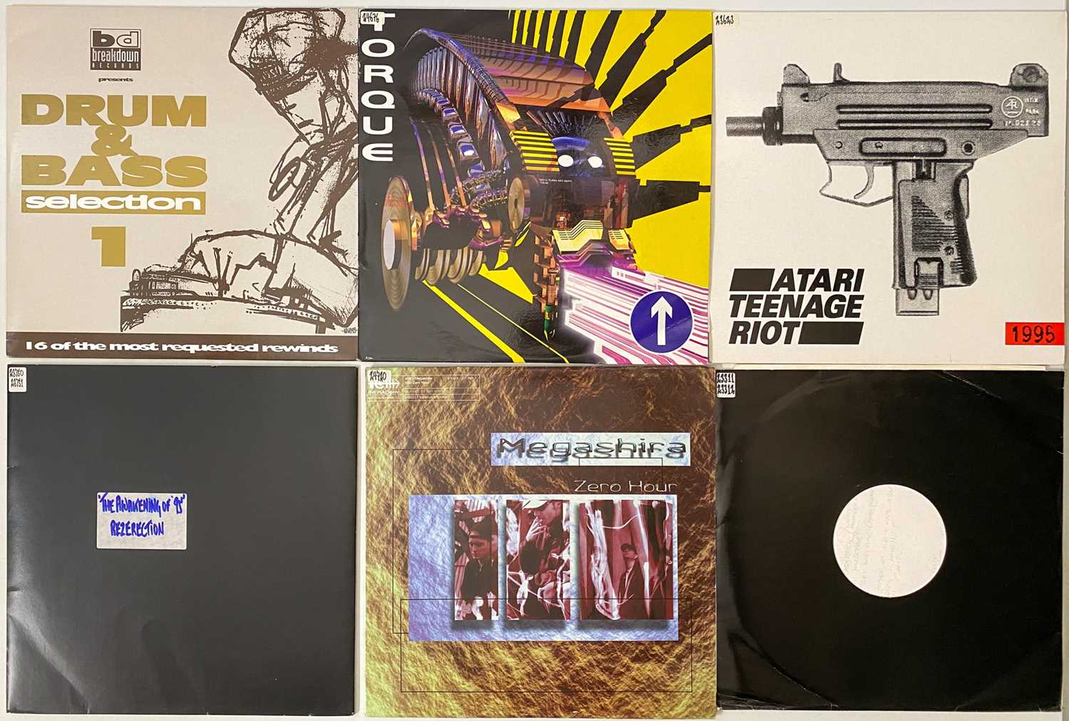 Lot 270 - DRUM & BASS / HOUSE / TRANCE / HARDCORE - LP COLLECTION