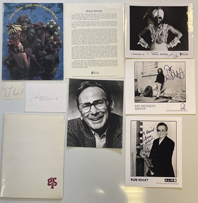 Lot 235 - PRESS PACKS WITH SIGNED PHOTOS.