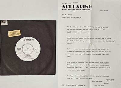 Lot 249 - THE SMITHS - STILL ILL 7" (R 61 DJ - PROMO COPY - INC LETTER)