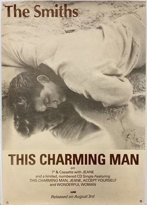 Lot 443 - THE SMITHS - THIS CHARMING MAN POSTER.
