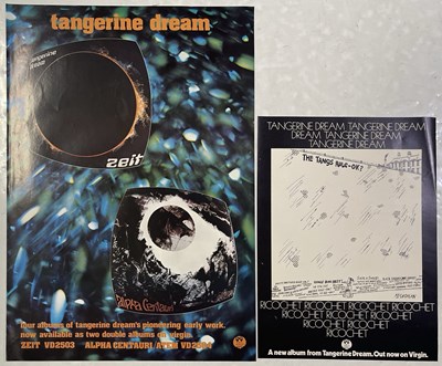 Lot 379 - TANGERINE DREAM POSTERS.