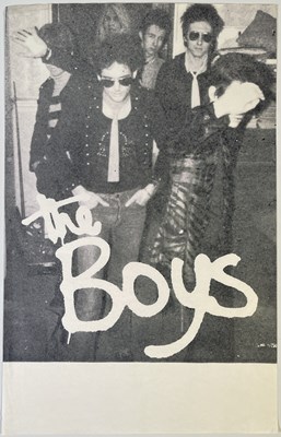 Lot 384 - PUNK INTEREST - ORIGINAL THE BOYS BLANK CONCERT/PROMO POSTER.