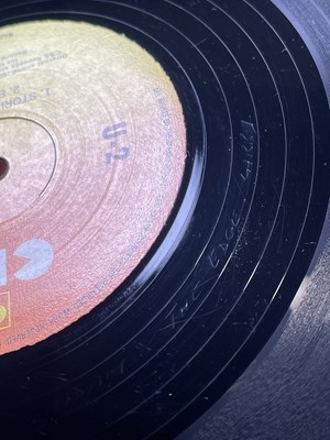 Lot 260 - U2 - THREE 12" (CBS 12-7951 - IRISH ORIGINAL - INC HANDWRITTEN NOTE FROM BONO)