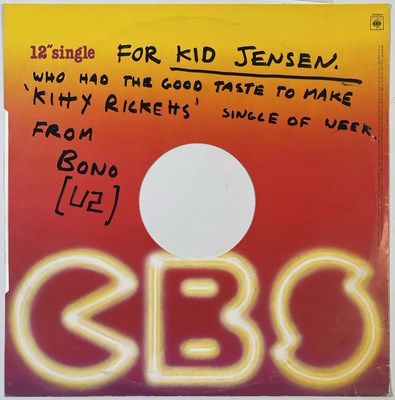 Lot 260 - U2 - THREE 12" (CBS 12-7951 - IRISH ORIGINAL - INC HANDWRITTEN NOTE FROM BONO)