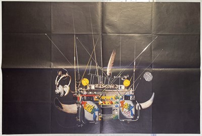Lot 392 - MALCOLM MCLAREN - ORIGINAL 'DUCK ROCK' BILLBOARD SIZED POSTER.