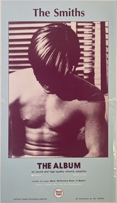 Lot 395 - THE SMITHS - ORIGINAL 1984 ROUGH TRADE PROMOTIONAL POSTER.