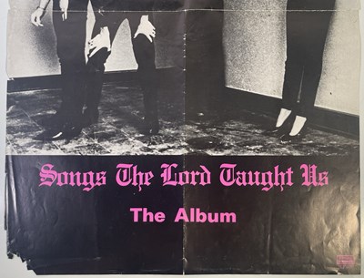 Lot 397 - THE CRAMPS - ORIGINAL 'SONGS THE LORD...' PROMO POSTER.