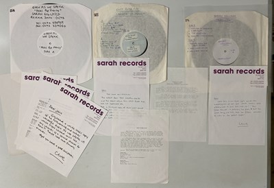 Lot 282 - SARAH RECORDS - LP/ 10" TEST PRESSINGS PACK