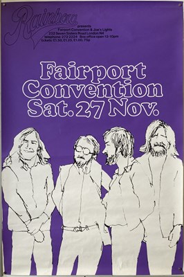 Lot 374 - FAIRPORT CONVENTION 1971 LONDON POSTER.