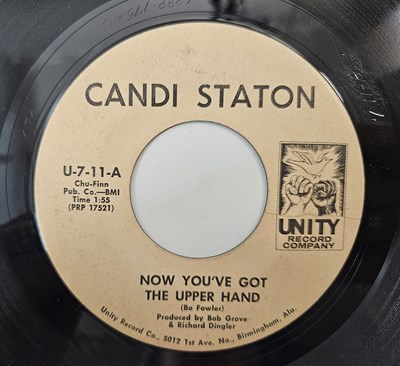 Lot 261 - CANDI STATON - NOW YOU'VE GOT THE UPPER HAND 7" (US ORIGINAL - UNITY - U-7-11)