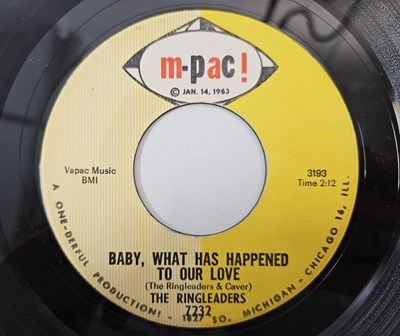 Lot 264 - THE RINGLEADERS - BABY WHAT HAS HAPPENED TO OUR LOVE 7" (US ORIGINAL - M-PAC - 7232)