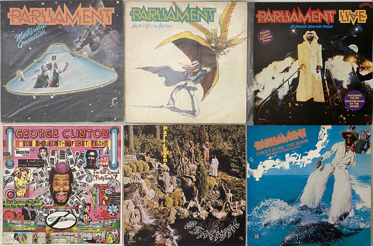 Lot 286 - P FUNK - LP COLLECTION (PARLIAMENT/