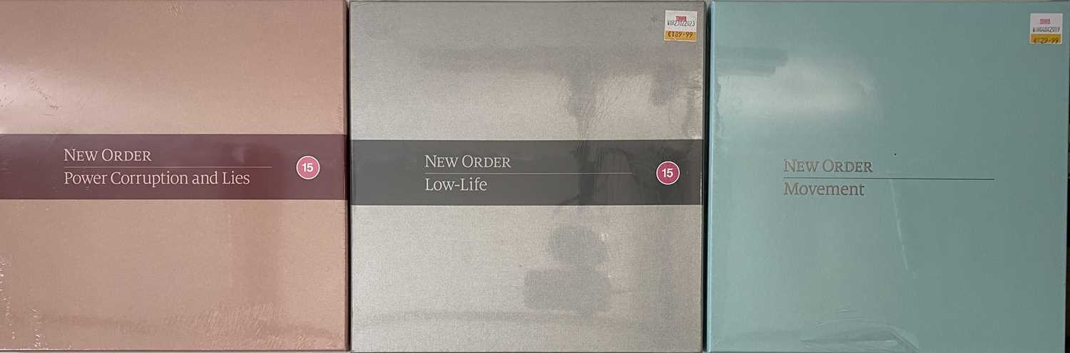 Lot 4 - NEW ORDER - NEW & SEALED LP BOX SETS