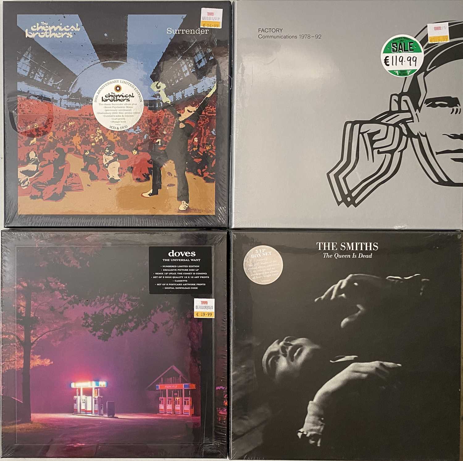 Lot 6 - MANCHESTER ARTISTS/ FACTORY - NEW & SEALED LP/ CD BOX SETS