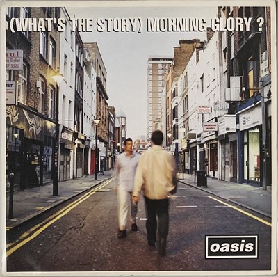 Lot 10 - OASIS - (WHAT'S THE STORY) MORNING GLORY LP (UK ORIGINAL - DAMONT - CRE LP 189)
