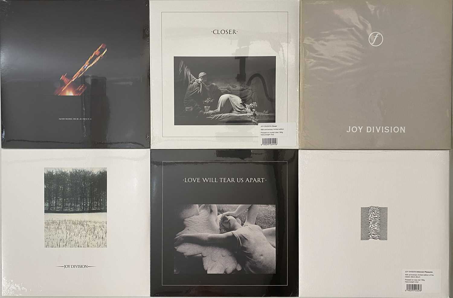 Lot 13 - JOY DIVISION/ THE SMITHS - LP PACK (INC SEALED REISSUES)
