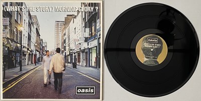 Lot 14 - OASIS - (WHAT'S THE STORY) MORNING GLORY LP (UK ORIGINAL - DAMONT - CRE LP 189)