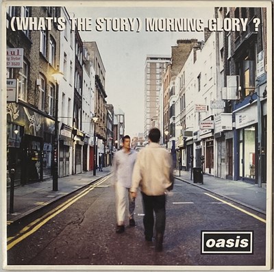 Lot 14 - OASIS - (WHAT'S THE STORY) MORNING GLORY LP (UK ORIGINAL - DAMONT - CRE LP 189)