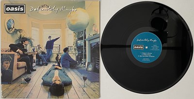Lot 15 - OASIS - DEFINITELY MAYBE LP (CRE LP 169 - ORIGINAL UK DAMONT PRESSING)