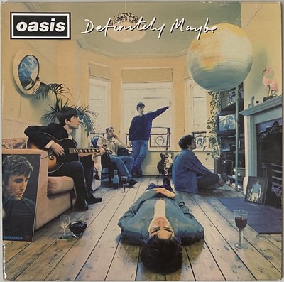 Lot 15 - OASIS - DEFINITELY MAYBE LP (CRE LP 169 - ORIGINAL UK DAMONT PRESSING)