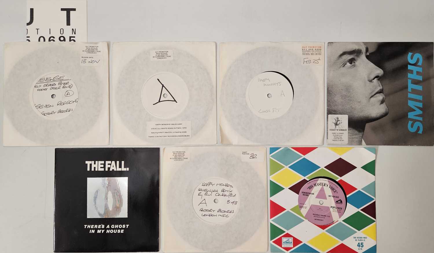 Lot 21 - MANCHESTER INDIE/ ALT/ PUNK - 7" TEST PRESSING/ PROMO RARITIES