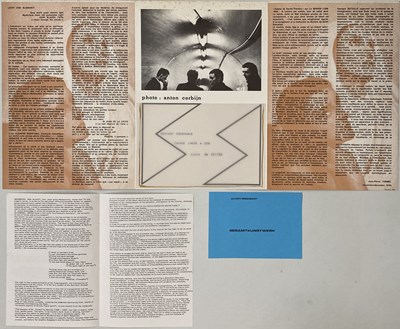 Lot 25 - JOY DIVISION - 'SORDIDE SENTIMENTAL' (COMPLETE ORIGINAL RELEASE OF ATMOSPHERE 'LICHT UND BLINDHEIT' - SS 33 002)
