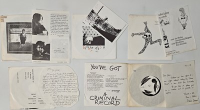 Lot 9 - PUNK/NEW WAVE/INDIE - 7" COLLECTION (WITH RARITIES)