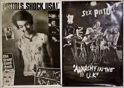 Lot 240 - SEX PISTOLS - 40 MODERN POSTERS.