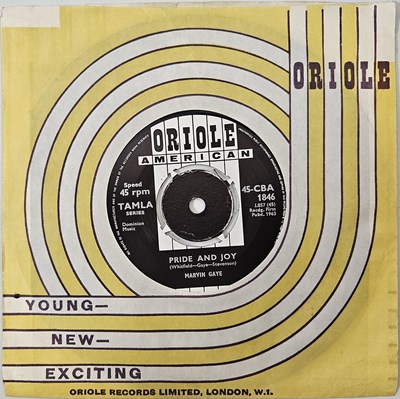 Lot 2 - MARVIN GAYE - PRIDE AND JOY 7" (ORIOLE AMERICAN 45-CBA 1846 - ORIGINAL UK PRESSING)