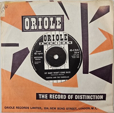 Lot 5 - MARTHA AND THE VANDELLAS - I'LL HAVE TO LET HIM GO 7" (ORIOLE AMERICAN - 45-CBA 1814 - ORIGINAL UK PRESSING)