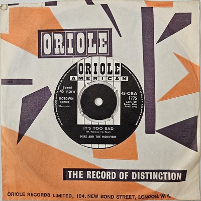Lot 7 - MIKE AND THE MODIFIERS - I FOUND MYSELF A BRAND NEW BABY 7" (ORIOLE AMERICAN 45-CBA 1775 - ORIGINAL UK PRESSING)