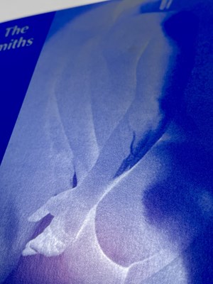 Lot 30 - THE SMITHS - HAND IN GLOVE - ORIGINAL 'NEGATIVE' SLEEVE DESIGN (RT 131)