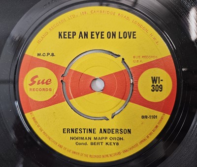 Lot 151 - ERNESTINE ANDERSON - KEEP AN EYE ON LOVE/ CONTINENTAL MIND 7" (UK ORIGINAL - SUE RECORDS - WI-309)