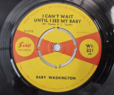 Lot 154 - BABY WASHINGTON - I CAN'T WAIT UNTIL I SEE MY BABY 7" (UK ORIGINAL - SUE RECORDS - WI-321)