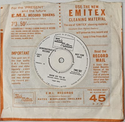 Lot 15 - FOUR TOPS - ASK THE LONELY 7" (PROMO - TMG 507)