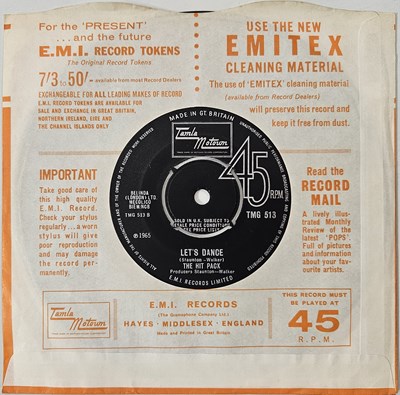 Lot 19 - THE HIT PACK - NEVER SAY NO TO YOUR BABY 7" (TMG 513 - UK ORIGINAL PRESSING)