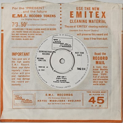 Lot 20 - THE SPINNERS - SWEET THING 7" (PROMO - TMG 514)