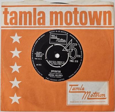 Lot 24 - BRENDA HOLLOWAY - OPERATOR 7" (TMG 519 - UK ORIGINAL PRESSING)