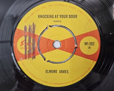 Lot 165 - ELMORE JAMES - KNOCKING AT YOUR DOOR/ CALLING ALL BLUES 7" (UK ORIGINAL - SUE RECORDS - WI-392)
