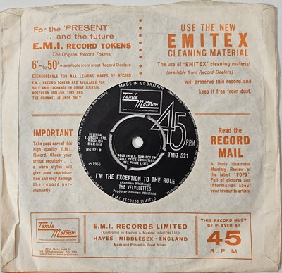 Lot 25 - THE VELVELETTES - LONELY LONELY GIRL AM I 7" (TMG 521 - UK ORIGINAL PRESSING)