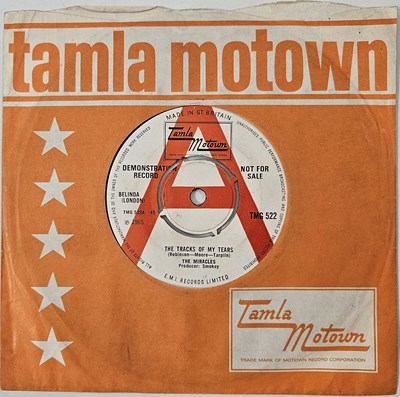 Lot 26 - THE MIRACLES - THE TRACKS OF MY TEARS 7" (DEMO - TMG 522)