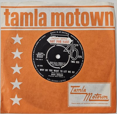 Lot 29 - MARV JOHNSON - WHY DO YOU WANT TO LET ME GO 7" (TMG 525 - ORIGINAL UK PRESSING)