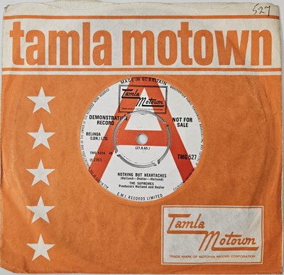 Lot 30 - THE SUPREMES - NOTHING BUT HEARTACHES 7" (DEMO - TMG 527)